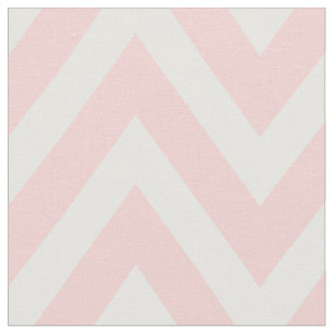 Light Pink Modern Chevron Large Scale Fabric
