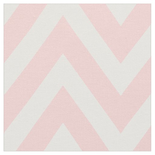 Light Pink Modern Chevron Large Scale Fabric