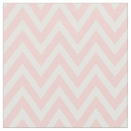 Light Pink Modern Chevron Stripes Fabric