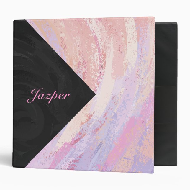Light Pink Monogram Binder (Front/Inside)