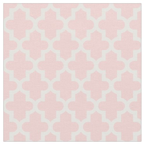 Light Pink Moroccan Print Fabric