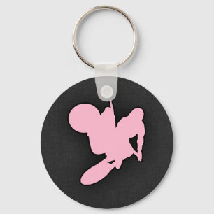 Light Pink Motocross Keychain