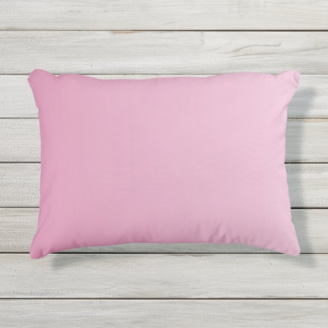Light Pink Outdoor Pillow (Front)