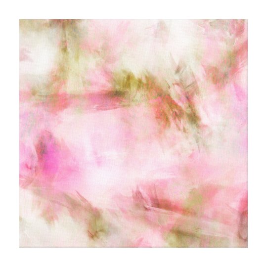 Light Pink Pastel Watercolor Background Canvas Print ...