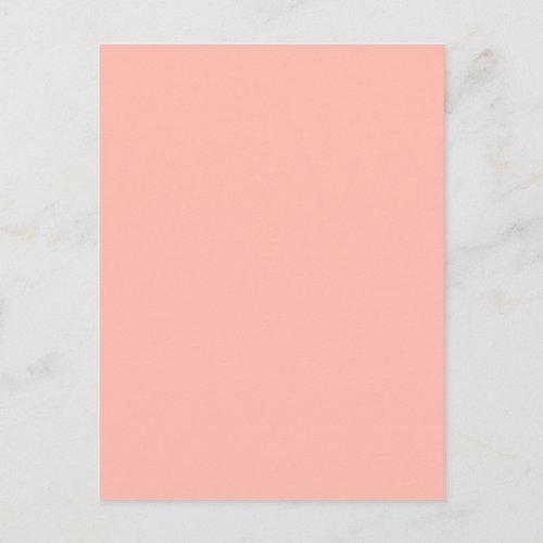Light Pink Peach Baby Pink Pastel Girly Stuff Postcard