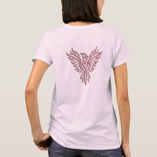 Light Pink Phoenix Rising T_Shirt