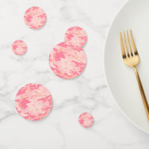 Light Pink, Pink, Peach Camouflage