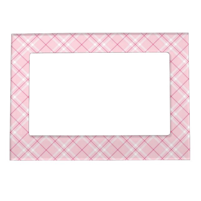 Light Pink Plaid Magnetic Frame (Front)