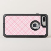 Light Pink Plaid Otterbox iPhone Case (Back Horizontal)