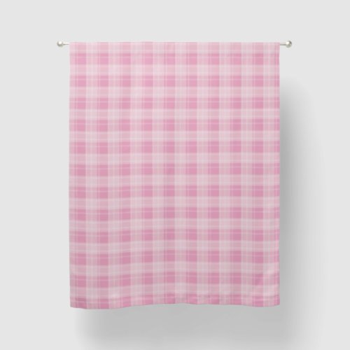 Light Pink Plaid Pattern Blackout Curtains