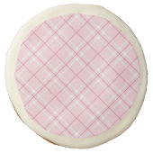 Light Pink Plaid Sugar Cookie (Front)