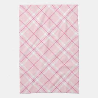 Light Pink Plaid Towel
