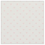 Light Pink Polka Dot Hearts Fabric