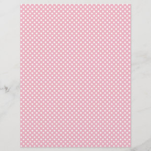 Girly Pink Scrapbook Paper