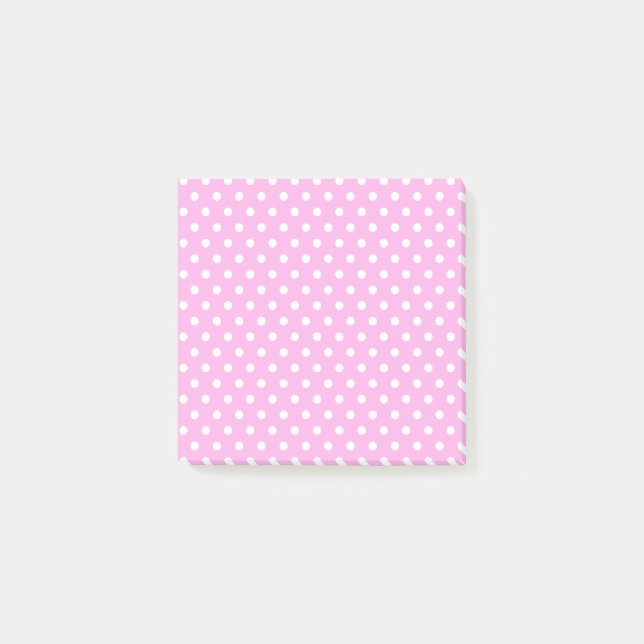 Light pink  Polka Dots Notes (Front)