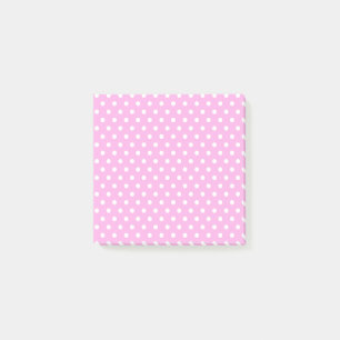 Light pink  Polka Dots Post-it Notes
