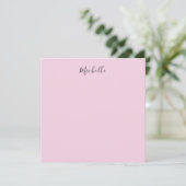Light Pink Professional Unique Classic Handwriting (Standing Front)