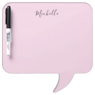 Light Pink Professional Unique Classic Handwriting Dry Erase Board