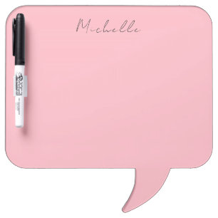Light Pink Professional Unique Classic Handwriting Dry Erase Board
