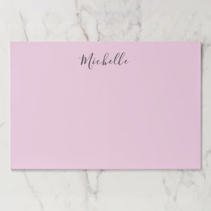 Light Pink Professional Unique Classic Handwriting Paper Pad