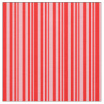 [ Thumbnail: Light Pink & Red Colored Lines Pattern Fabric ]