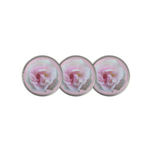 Light Pink Rose Pink Background Golf Ball Marker