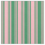 [ Thumbnail: Light Pink & Sea Green Colored Pattern Fabric ]