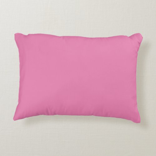 Light pink solid color plain pillow