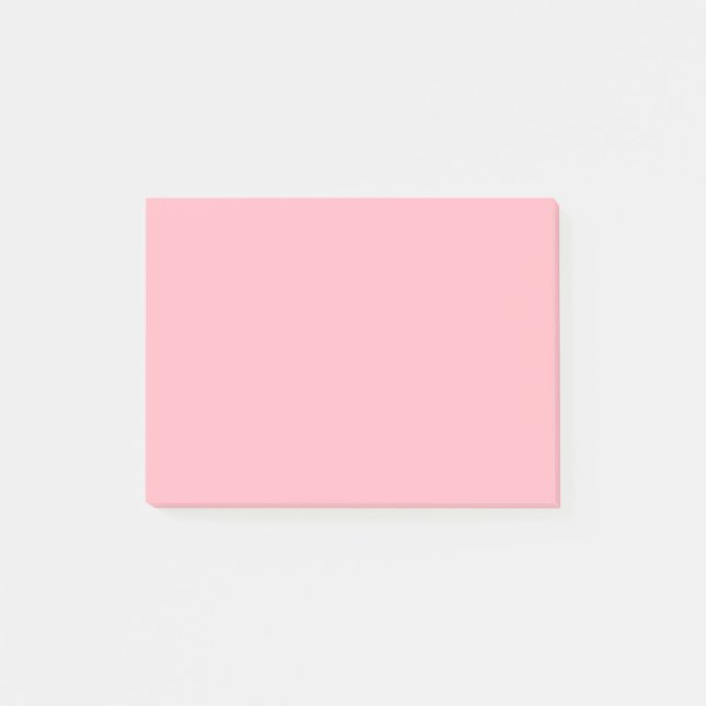 Light Pink Solid Color Post-it Notes (Front)
