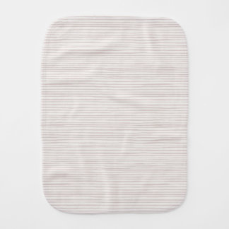 Light Pink Stripe Burp Cloth