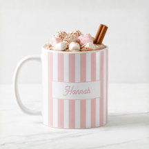Light Pink Stripe Monogram