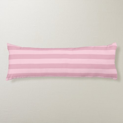 Light Pink Striped Body Pillow