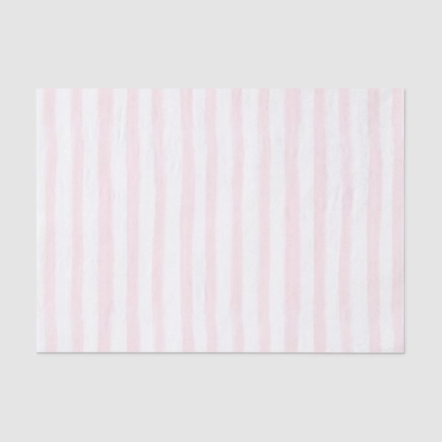 Light pink stripes tissue paper (Front)