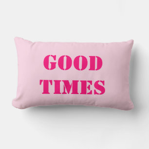 Light Pink Stylish Lumbar Pillow