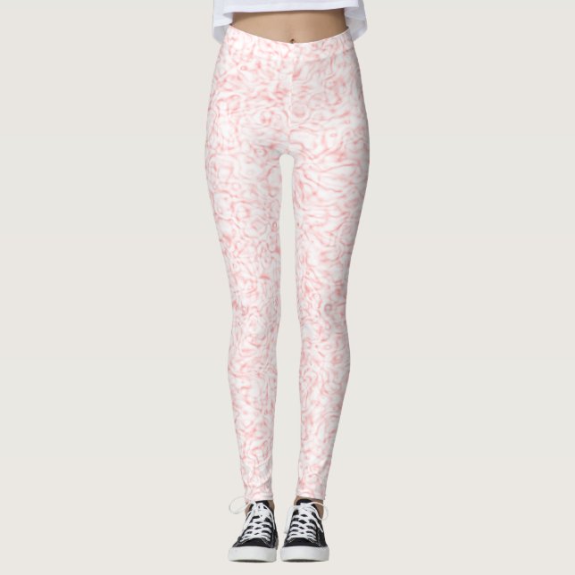 Light Pink Swirl Leggings (Front)