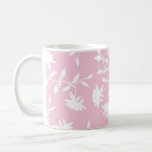 Light Pink Tropical Floral Pattern Coffee Mug at Zazzle