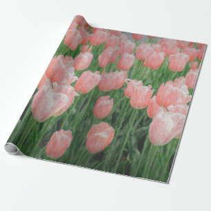 Light Pink Tulip Wrapping Paper