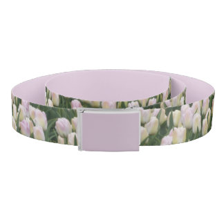 Light Pink Tulips Belt
