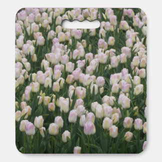 Light Pink Tulips Seat Cushion