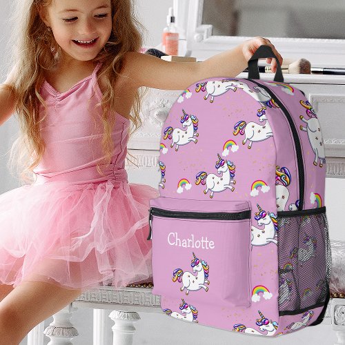 Light Pink Unicorn Dream Backpack