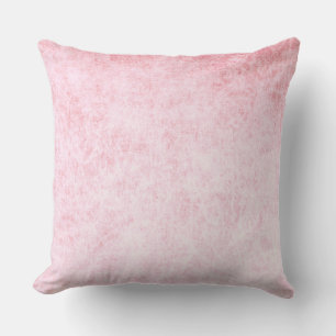 Light Pink velvet texture print Throw Pillow