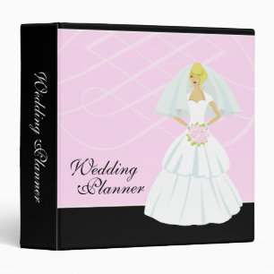 Light Pink Wedding Planner Binder