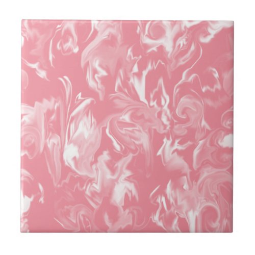 Light Pink  White Mixed Color Tile