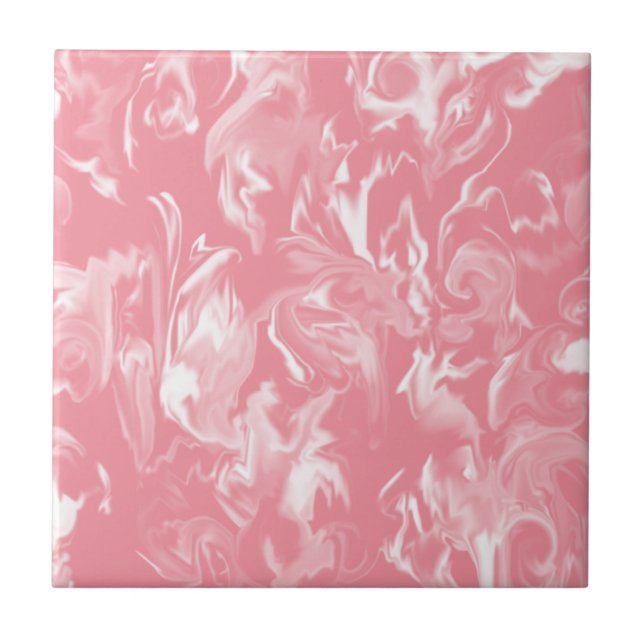 Light Pink & White Mixed Color Tile (Front)