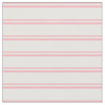 [ Thumbnail: Light Pink & White Stripes/Lines Pattern Fabric ]