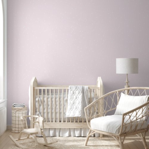 Light Pink with White Dots Neutral Aesthetic Kids Wallpaper