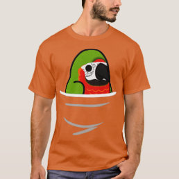 Light Pocket Bird Range Harlequin Macaw Aparrel T-Shirt