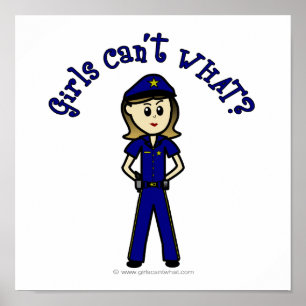 Light Police Officer Poster