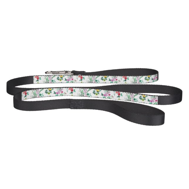 Light Pretty Summer Floral Pattern Pet Leash (Full)