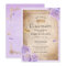 Light Purple and Gold Rose Elegant Quinceanera